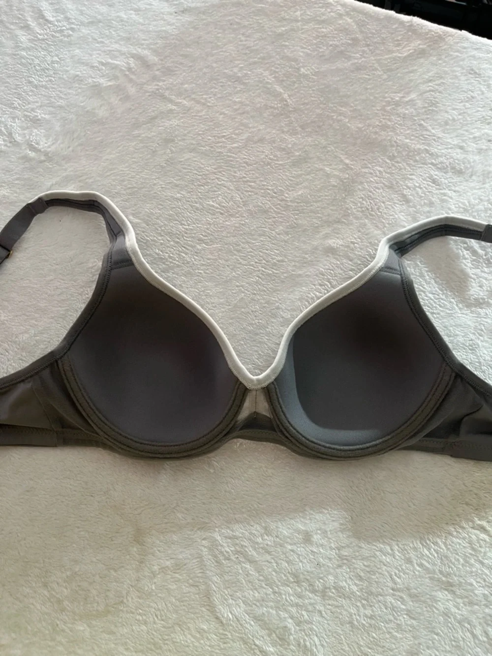 NEW Natori Women’s Zen Contour Convertible Underwire Sports Bra Grey Size 32B